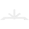 Ekena Millwork Vanguard Architectural Grade PVC Gable Bracket, 108"W x 40 1/2"H x 6"D x 6"F, 9/12 Pitch GBP108X41X0606VAN00 - alternate 5